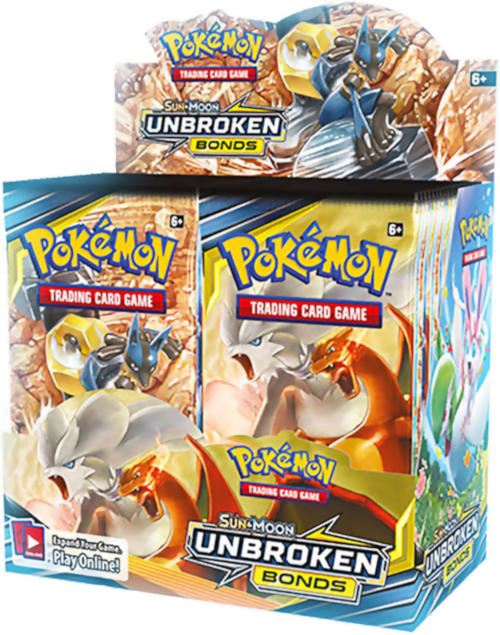 Pokemon offers Unbroken Bonds Booster an Unified Minds Lot